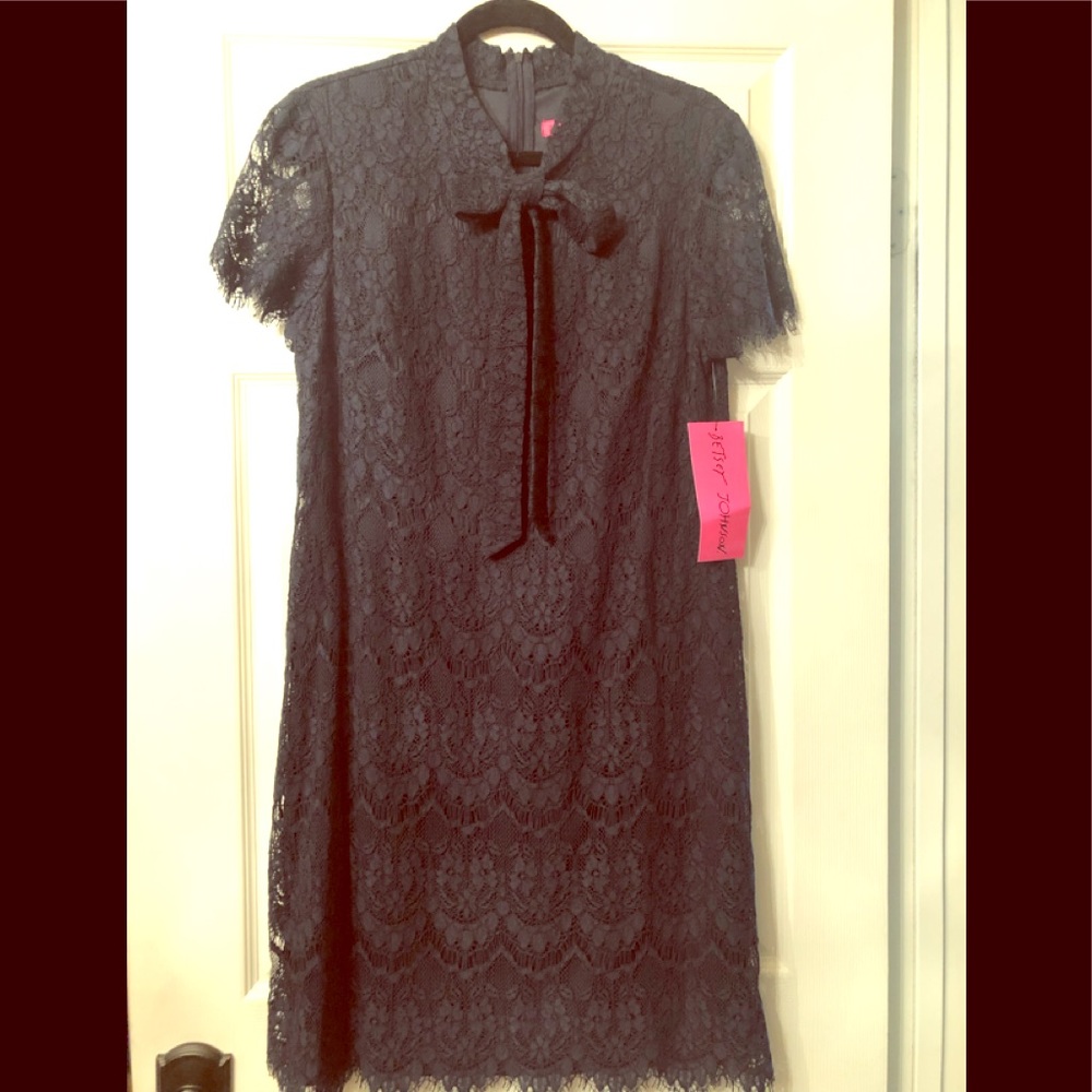 Betsey Johnson royal blue lace dress